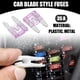 thumbnail image 2 of Ofertas Únicas 5 Pcs Mini 40AMP APM/ATM Fusibles Universales de Cuchilla Estilo Fusibles Protección contra Cortocircuitos Automotriz para Coche Barco Camión SUV RV Plástico Metal Color Lila 35A, 2 of 7