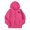 Hot Pink, variant on GobdXE Girls Winter Long Sleeve Hooded Full Zip Up Jacket, Zip Hoodie Coat with Bow Graphic Print Size:5-6 Years,Brown
