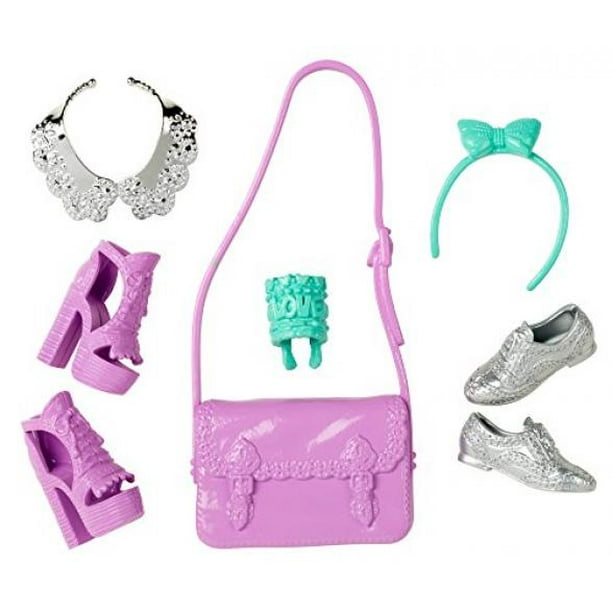 Barbie BB Fashion Accessories Purple Pack - Walmart.com