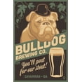 thumbnail image 1 of Savannah, Georgia, Bulldog, Retro Stout Beer Ad (16x24 Giclee Gallery Art Print, Vivid Textured Wall Decor), 1 of 3