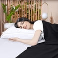 thumbnail image 6 of Flat Sheet - Soft Brushed Microfiber Fabric - Shrinkage & Fade Resistant Top Sheet - Easy Care - 1 Flat Sheet Only (King, Black), 6 of 9