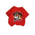 thumbnail image 3 of XEGLSBU Girls T Shirts Size 7T Kid Girls Cute Graphic Round Neck Short Sleeve Tee Summer Casual T Shirt Red Size 9-10 Years, 3 of 5