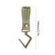thumbnail image 4 of (Verde) Gancho Metal Retro Gancho Cuero para Abrigo Y Sombrero para Acampar Al Aire Libre Gancho para Cabestrillo Diario para El, 4 of 6