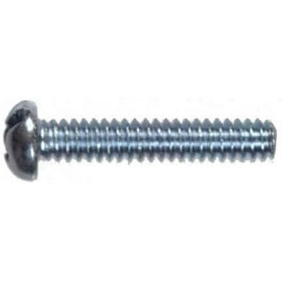 Hillman No. 10-24 in. x 1-1/2 in. L Combination Round Head Zinc-Plated Steel Machine Screws 100 pk