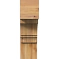 thumbnail image 2 of Ekena Millwork 6"W x 20"D x 20"H Balboa Block Rough Sawn Bracket, Western Red Cedar, 2 of 25