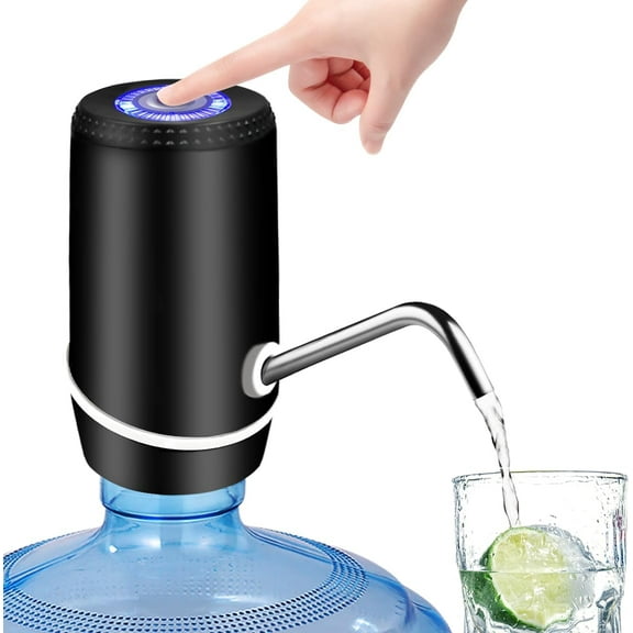 Water Dispenser for 5 Gallon Bottle, Electric Water Pump for 5 Gallon Jug with Switch and USB Charging, Portable Automatic Water Jug Dispenser for Camping, Travel, Home, Kitchen, Office