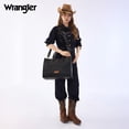 thumbnail image 6 of Wrangler Women Western Bag Laptop Shoulder Handbags for Work Travel Casual, Black, 6 of 7