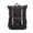 Black, variant on Vintage Canvas Leather Backpack, Large Capacity Waterproof Oil Wax Canvas Rucksack, Durable Hiking Daypack with Genuine Leather Accents for Outdoor Camping, Travel, Daily Use