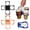 Black, variant on Foldable Collapsible Cup Carrier–Portable Drink Caddy with Handle for 2-4 Cups,Reusable Sturdy Plastic Holder for Coffee,Beer,Take-Out,Festival & Party Essentials,Blue/Black/Orange
