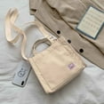 thumbnail image 5 of asddcavvf Girls' Polyester New Small Square Bag Korean Fashion Portable One Shoulder Drawstring Cros, 5 of 5