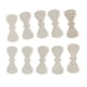 thumbnail image 1 of 10x artesanías de adorno de espalda plana para bricolaje pinzas para el cabello artesanías con lazo para el cabello 50x25x5mm Gloria Imitación perla Flatback Charm, 1 of 9