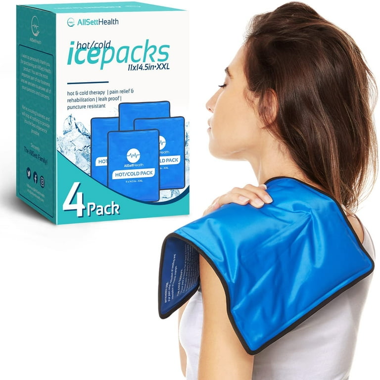 2 Pc Ice Packs Gel Cooler Lunch Box Pain Relief Cold Therapy Kids