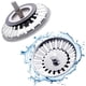 thumbnail image 1 of ZHAOCHENG uds colador de fregadero/tapón de drenaje del fregadero colador de agujero de fregadero colador de cocina/baño 84mm de diámetro con punta de bola, acero inoxidable, 1 of 5