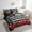 Black and White, variant on Baseball Bed in a Bag 7 Pieces American Flag Bedding Set, Sports Theme Twin Size Comforter Set Vintage Grunge Stripe Bedding Comforter Sets, Ball Game Bed Set Gamer Decor