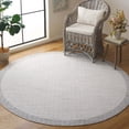 thumbnail image 2 of SAFAVIEH Martha Stewart Serenity Olgica Bordered Area Rug, Ivory/Grey, 6'7" x 6'7" Round, 2 of 10