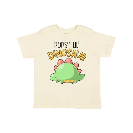 

Inktastic Pops Lil Dinosaur with Cute Stegosaurus Gift Toddler Boy or Toddler Girl T-Shirt