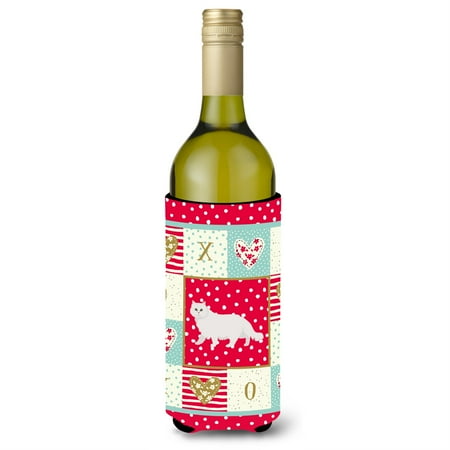 

Chinchilla Persian Longhair Cat Love Wine Bottle Hugger CK5583LITERK