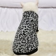 thumbnail image 5 of Bangus Double Fleece Dog Coat Pullover – Soft, Warm Dog Clothes, Machine Washable, Leopard, 5 of 5