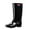 Black, variant on Waterproof Rubber Galoshes For Women, Ladies' Short Rubber Rain Shoes, Women Ladies Non-slip Waterproof Rain Boots High-tube Rubber Boots Rain Shoes Women'S Wide Calf Rain Boots