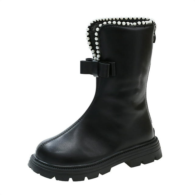 Bottines d'Automne pour Filles, Bottines de Mode Style Britannique, Adaptées aux Enfants Moyens et Plus Âgés
