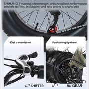 Electric Bikes,Electric Mountain Bike for Adult,Akez S1 MAX Ebike with 750W Peak Motor,7speed,48V 26AH Battery,Dual Hydraulic Brakes,Full Shock Absorption,Dirt EBike for Outdoor Adventure,Green