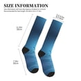 thumbnail image 2 of Compression Socks for Women & Men, Butterflies And Waterlily In Water 15-20mmHg Support Socks -Athletic Running Travel, 2 of 8