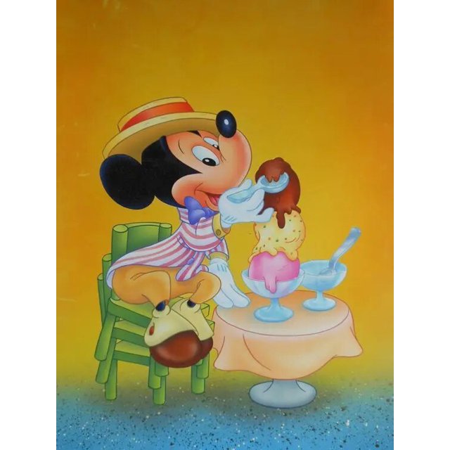 Kit de costura con bordado de diamantes 5D de Disney, punto de cruz de dibujos animados de Mickey Mouse, regalo para decoración del hogar, 2023