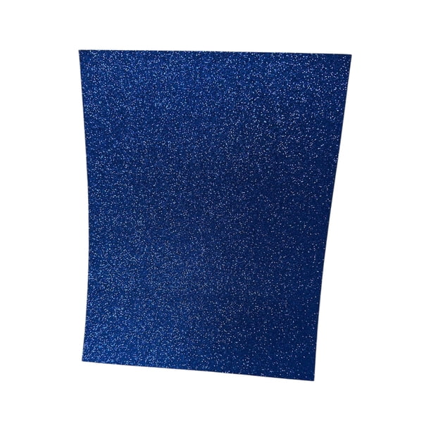 Foamy Diamantado Azul Rey Tamaño Carta 21.5x27.5 cm espesor 1.6mm con 10 piezas
