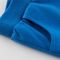 thumbnail image 6 of Tdoqot Toddler Boys Athletic Shorts with Pockets- Elastic Waist Fleece Soft Leisure Kids Active Play Shorts Blue Size 2 T, 6 of 6