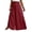 Deep Red, variant on Palazzo Wide Leg Pants Woman Solid Color Flowy High Waisted Pants 2026 Elastic Waist Drawstring Trousers Summer Plus Size Casual Spring & Summer Vacation Pants 2026 Beige XXL