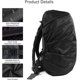 thumbnail image 4 of Funda impermeable para mochila BRILLAR M 26L-40L negro 2 unidades, 4 of 5