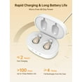 thumbnail image 3 of Rechargeable AI Noise Cancellation and Clear Sound, 100+ Hours of Charging Case Usage, Super-Mini Invisible Design, Comfort Fit in Ear Canal, Suitable for Various Daily Scenarios, 3 of 28
