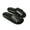 Black skull, variant on Men's Summer Fashion Flat Leather Open Toe Skull Slippers