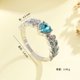 thumbnail image 2 of Anillo de lujo ligero de 4 colores, personalidad de moda, temperamento exquisito y elegante, anillo de compromiso de alta gama, accesorios de joyería para mujer, 2 of 5