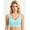 Green, variant on Women's Gym Bra With Supportive Convertible Cup Moisture Wicking Wirefree Workout Sports Athletic Bras