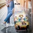 thumbnail image 3 of Welcome Spring Fairy Whippet in Flower Meadow Travel Luggage Cover Dog Lover Suitcase Dust Protective Decor - 13002, 3 of 5