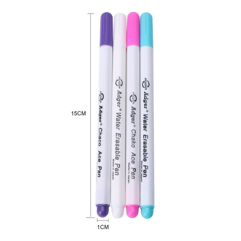 4pcs Sewing Tools Air Erasable Pen Easy Wipe Off Water Soluble Fabric  Marker Pen Temporary Marking Replace Tailor's Chalk - AliExpress