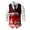 Z4-Red, variant on MuXiKeJi Clothes Christmas Vest for Mens,Printed Festive Party Outerwear Jacket,Holiday Graphic Sweater Vest Mens Fall Winter Clothing