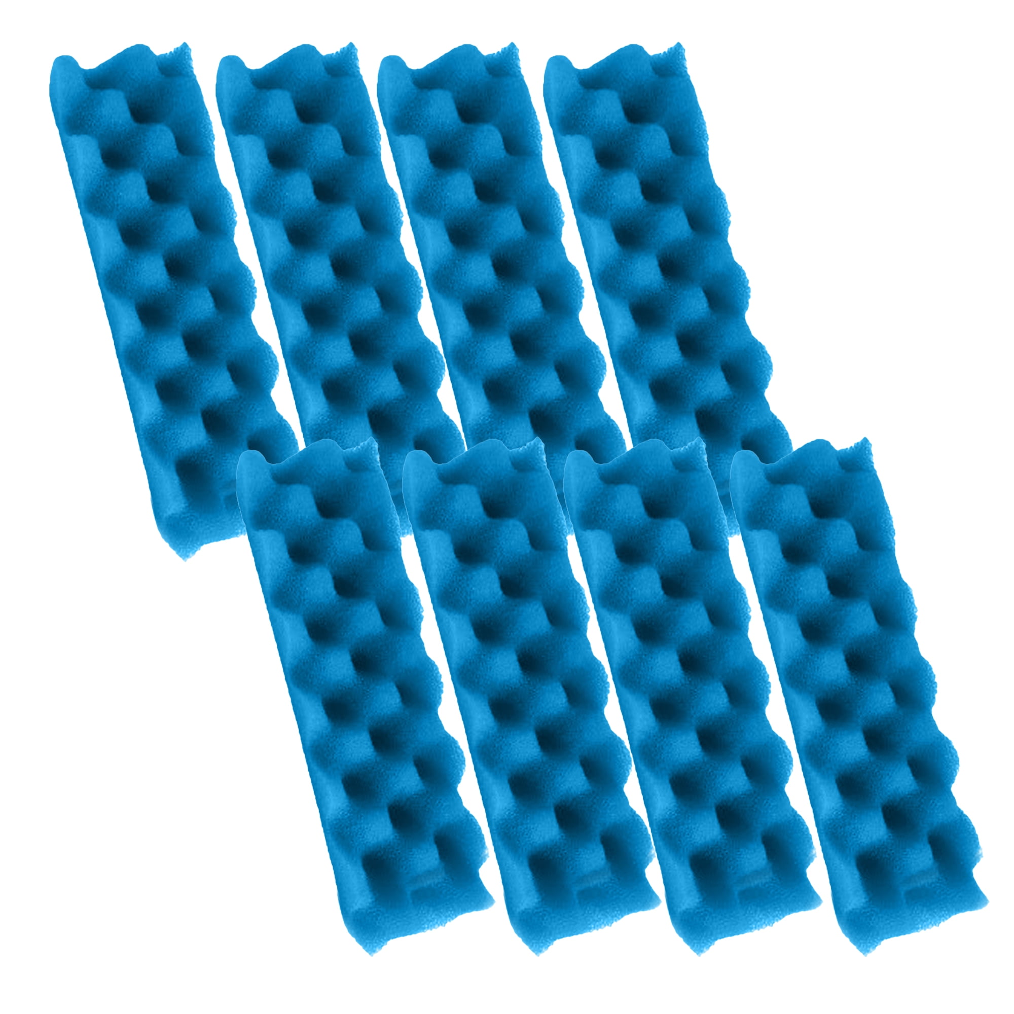 Genligt Replacement Aquarium Bio Sponge Foam Filter Pads Compatible with Fluval 206, 207, 306, 307, 10 Pack