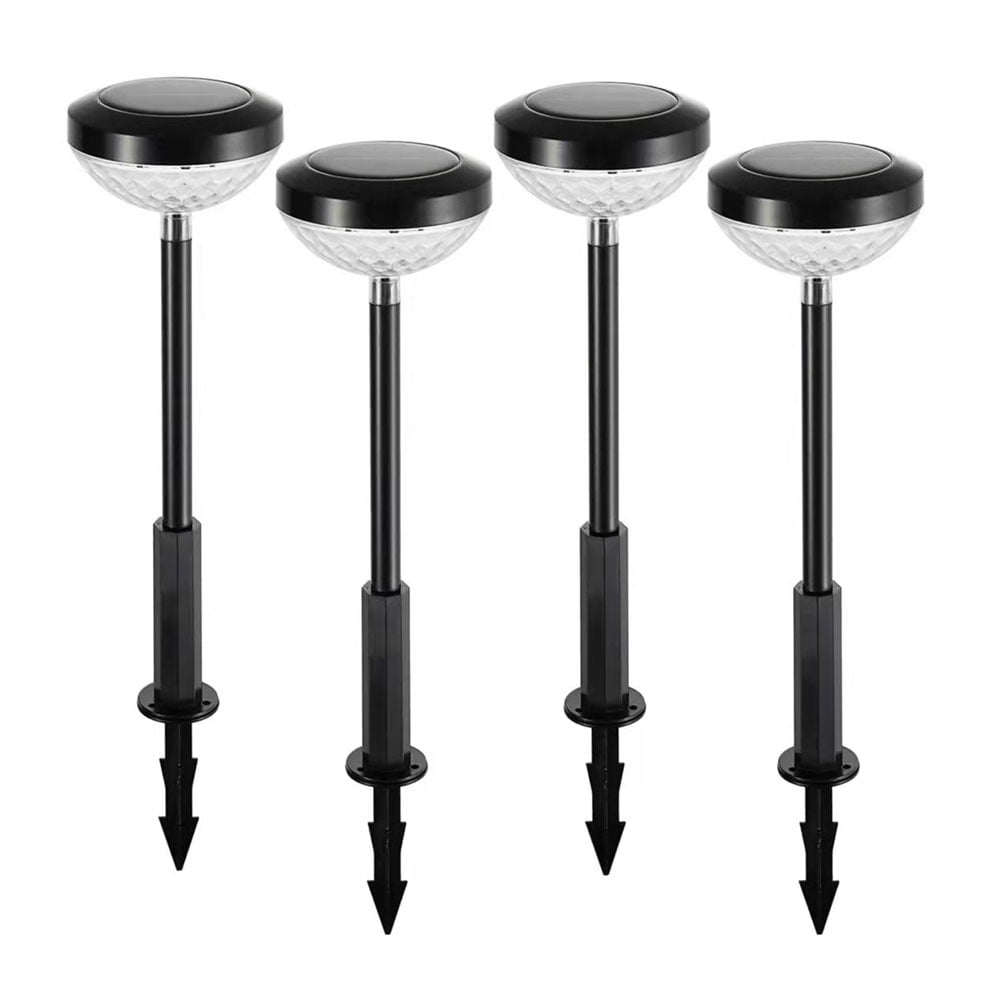 Solar Street Lights, 4 Pack Lawn Solar Lights Outdoor for Plant Garden