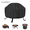 Silver Coated- Black, variant on GASPRO 36" Round Fire Pit Cover, Outdoor Fire Pit Cover for 30-36 Inches Fire Pits, Windproof Drawstring & Waterproof Layer, Lightweight, Black