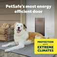 thumbnail image 3 of PetSafe Extreme Weather Aluminum Pet Door for Dogs and Cats, Medium, 3 of 9