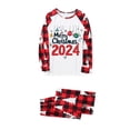 thumbnail image 2 of Family Christmas Pajamas Matching Sets Family Matching Outfits, High-quality Red Checkered Shirt Christmas Pjs, Perfect for Christmas Morning & Family Photos, 2 of 4