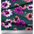 thumbnail image 3 of Soimoi Rayon Fabric Flower Artistic Print Fabric by The Yard 56 Inch Wide, 3 of 3