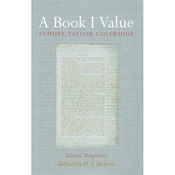 A Book I Value: Selected Marginalia, (Paperback)