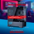 thumbnail image 2 of Gabinete Gamer BALAM RUSH TANK PERFORM 3200 Micro ATX Mini Torre 3 Fan Cristal Templado ARGB Negro BR-941655, 2 of 6