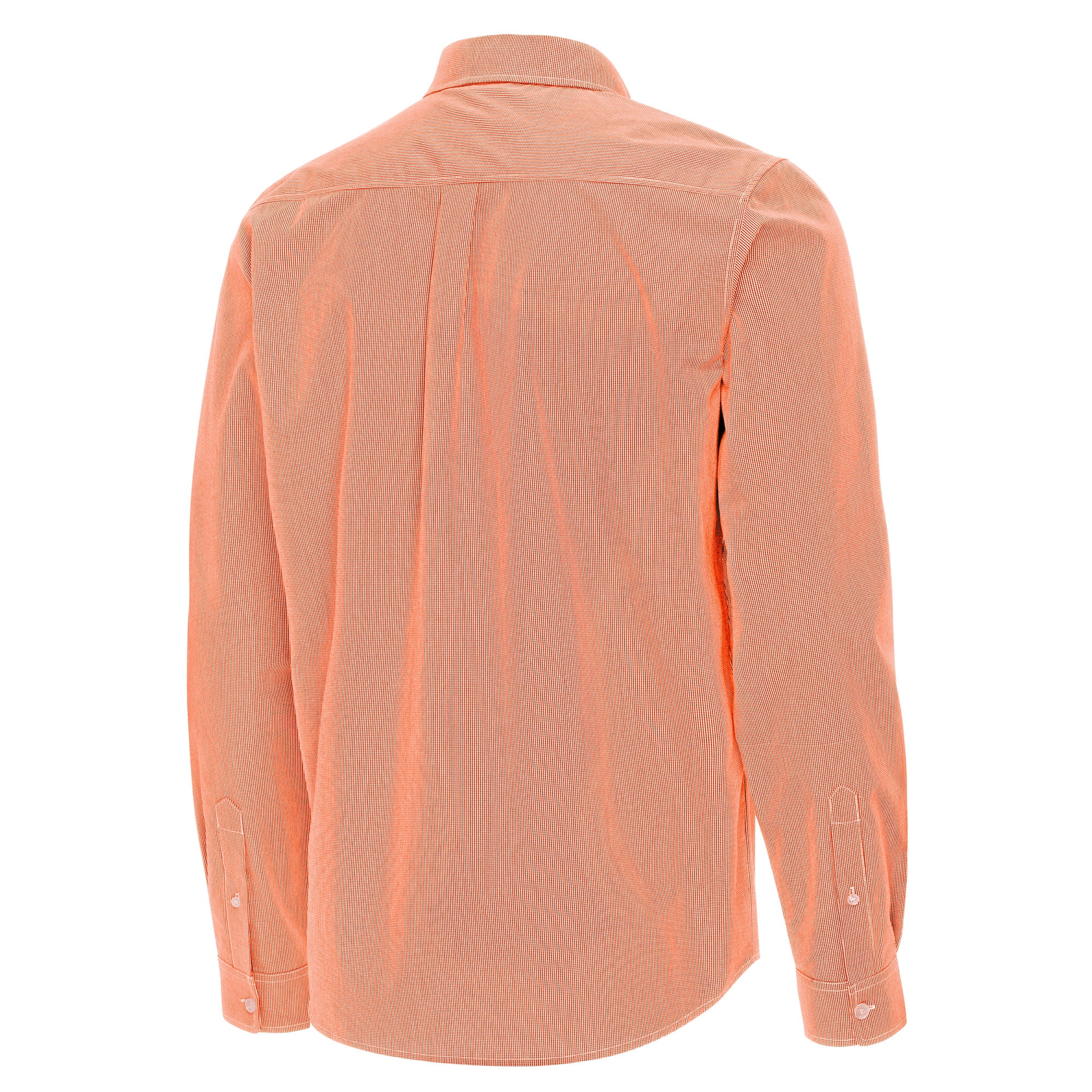 Men's Antigua Orange New York Mets Porter Woven Long Sleeve Button