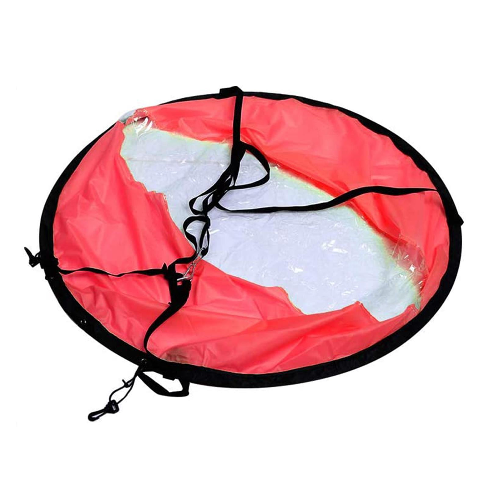 harayaa 42 Inch Portable PVC Downwind Wind Paddle Instant Popup Board Red
