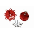 thumbnail image 3 of MSD Ignition Distributor Cap and Rotor Kit 8445 Cap-A-Dapt; For Use With Most MSD Distributors; Non Adjustable Rotor; Ford Style Cap; With Wire Retainer; Clip Down; HEI Style Posts; Red, 3 of 5