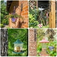 thumbnail image 6 of 4 PCS Hanging Plant Brackets, 10"  Plant Hangers for Wall Fence Porch Outdoor Indoor, Metal Plant Hooks for Basket, Flower, Planter, Feeder, Lantern, Wind Chime, 6 of 7